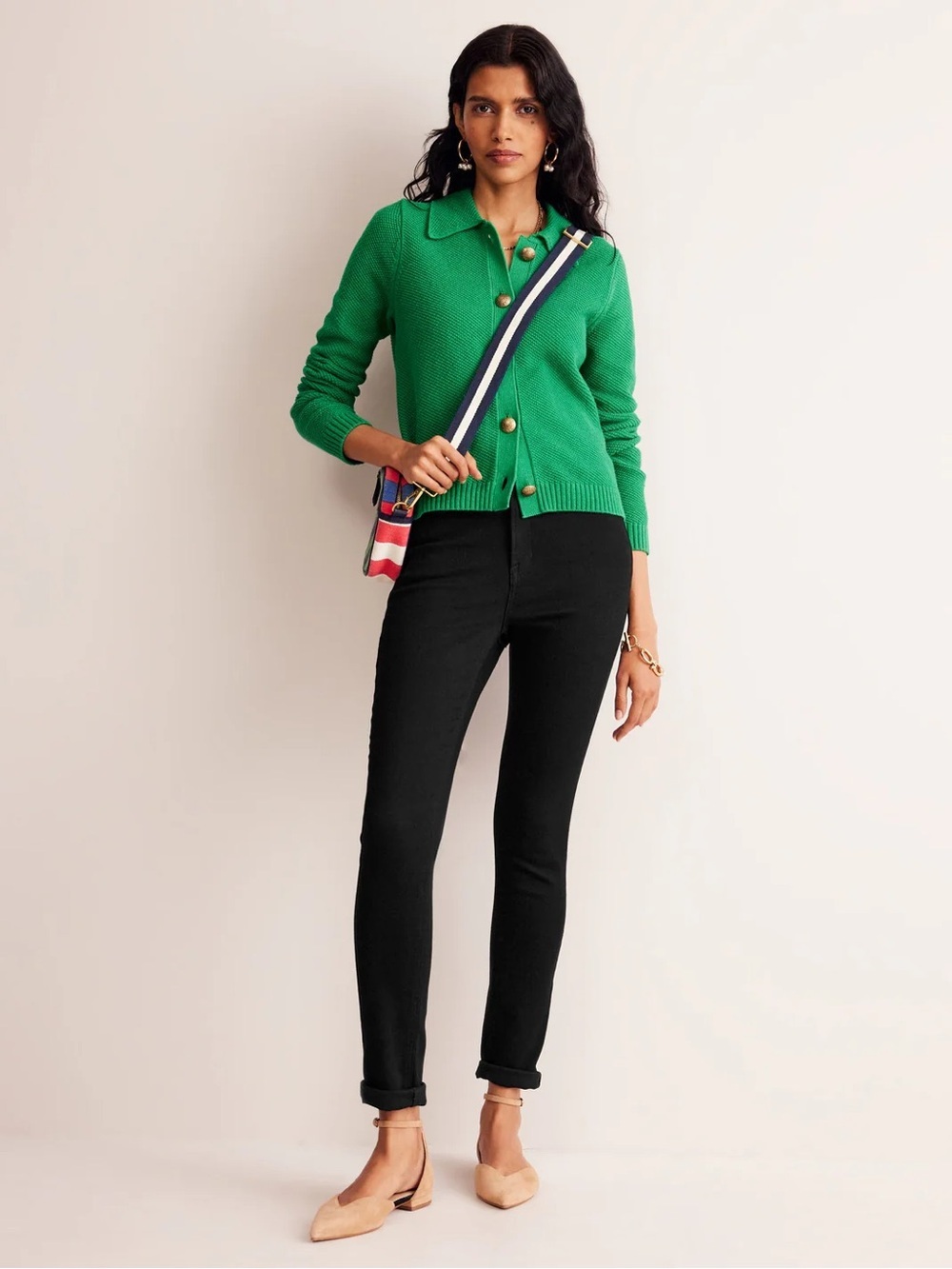 NWT Boden High Rise Skinny Jeans Sz 31 Black